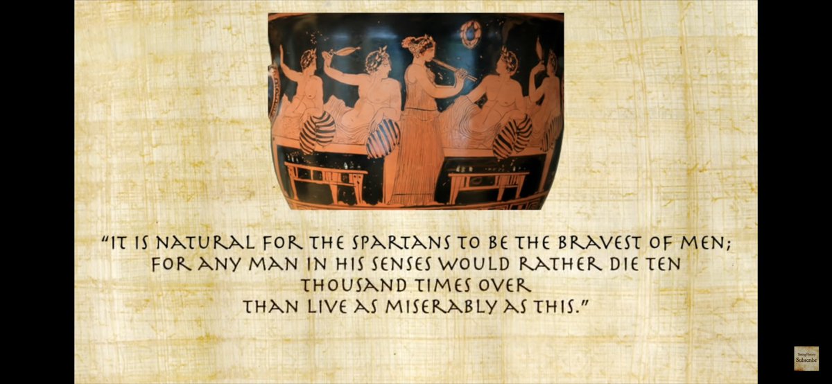 drinking organic mushroom stock from the famous restaurant Impact Kitchen and pretending it is Spartan Black Broth, a fortifying blood soup so disgusting it inspired this reaction:
