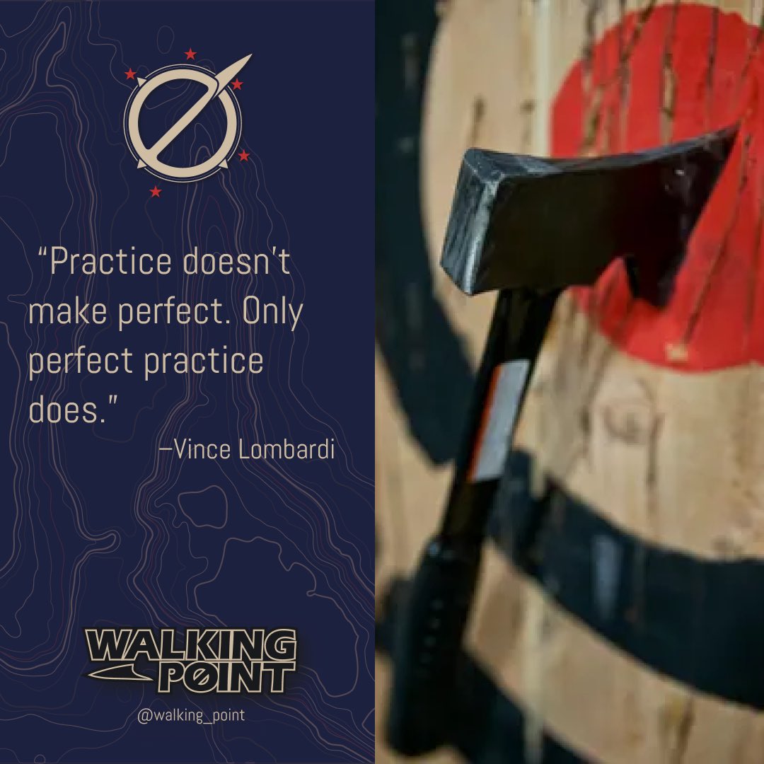 WalkingPointOrg's tweet photo. Amateurs practice until they get it right, professionals practice until you can't get it wrong. Be a professional. #selfimprovement #USMC #mindsetmatters #dohardwork https://t.co/FrUGCwEQMC