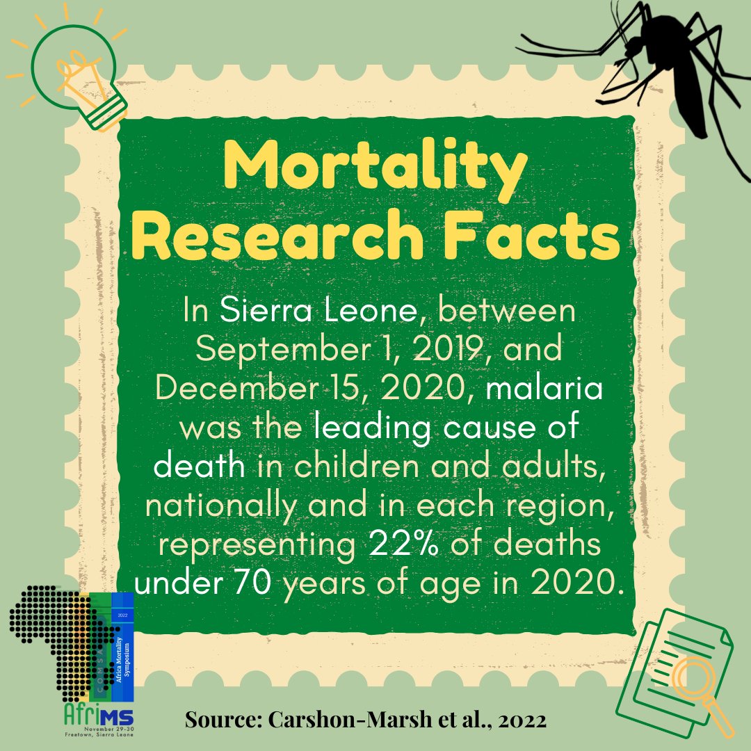 #DidYouKnow

For more information, please check out: 10.1016/S2214-109X(21)00459-9

#globalhealth #mortality #SierraLeone #Africa #education #publichealth #research #Freetown #healthcare #epidemiology #AfriMS #healthpolicy #publicpolicy #government #science