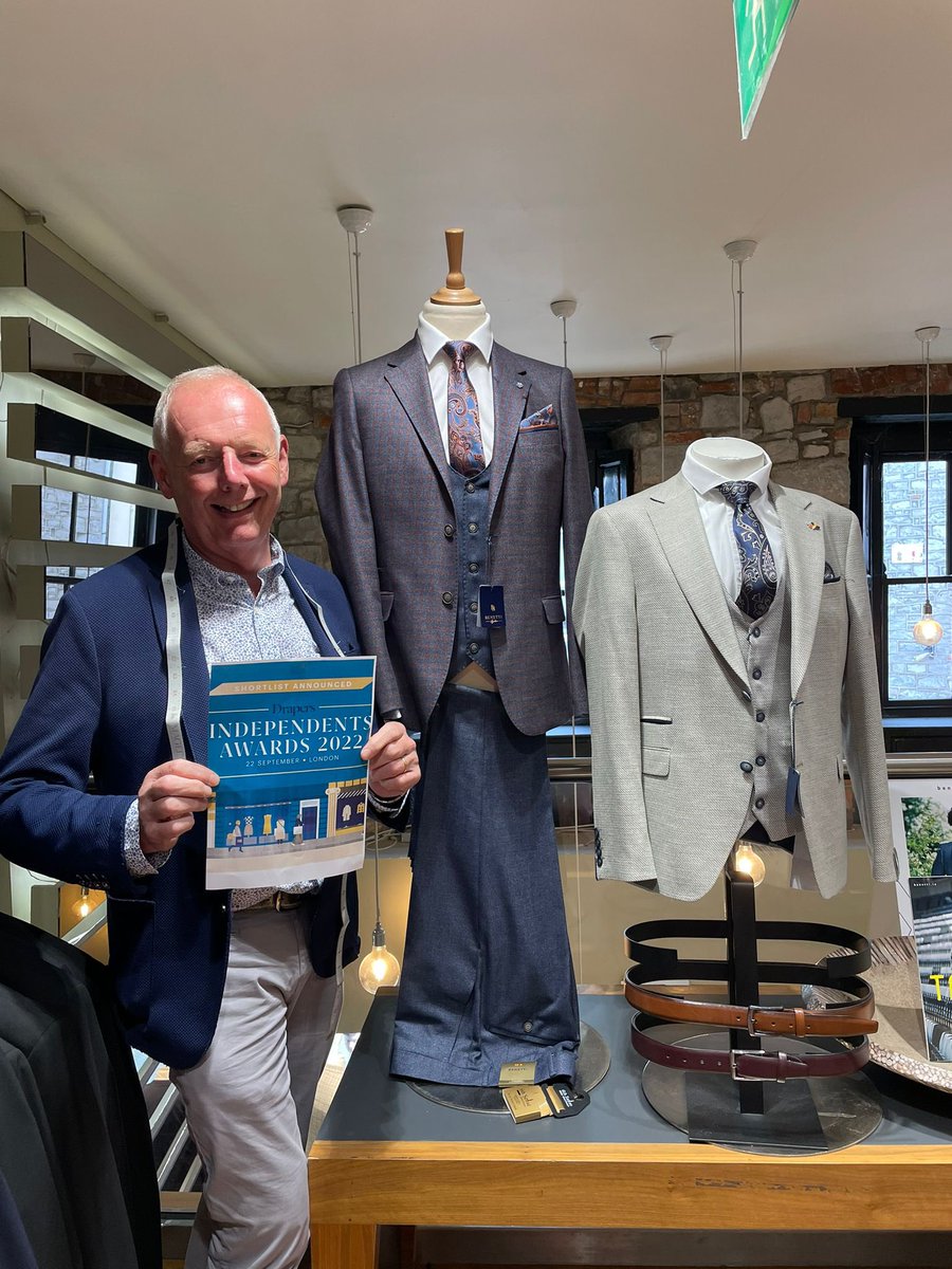 LONDON IS CALLING! We were thrilled to be a finalist in this years <a href="/Drapers/">Drapers</a> Menswear Independent of the Year Award! This is the industry’s pinnacle awards and to make the shortlist across the entire UK &amp; Ireland, was a fantastic way to round off a very busy first half of 2022! 🙌🏻