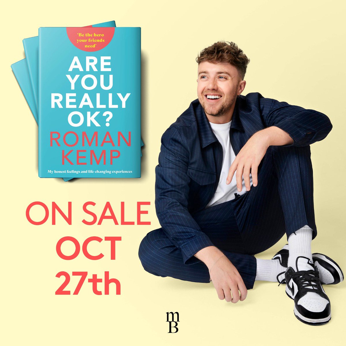When my life was thrown into the world of suicide in the worst way possible. Since that day I’ve struggled to understand the thoughts I wanted to share. So here they are… “Are You Really OK?” is out October 27, you can also pre-order yours now… waterstones.com/book/roman-kem…