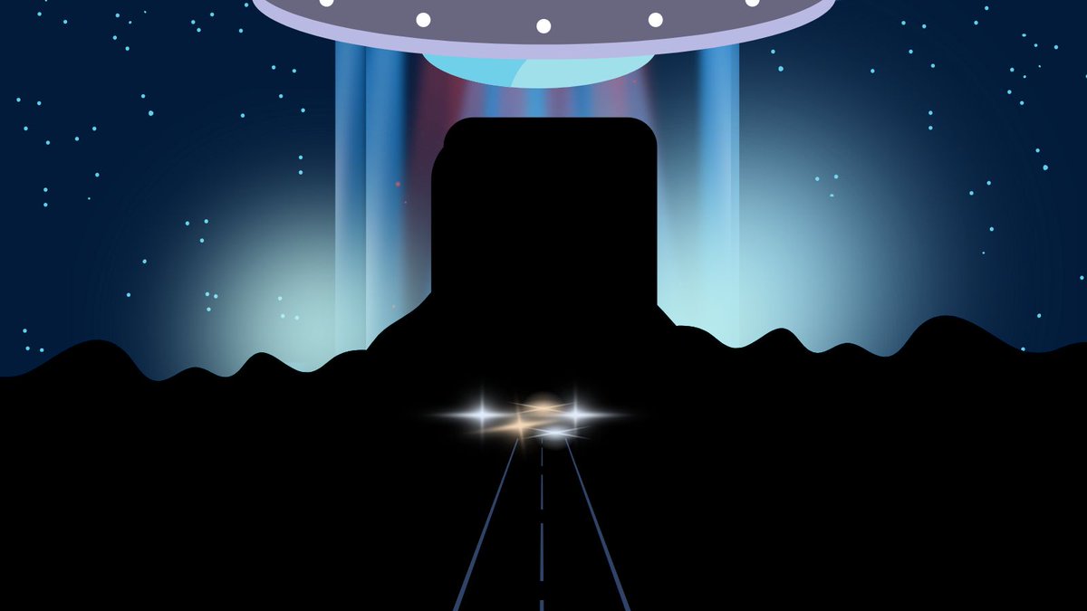 Having some this morning.🛸 I only used free <a href="/canva/">Canva</a> elements to recreate an image from one of my favorite old-school ufo movies. #CanvaDesignChallenge