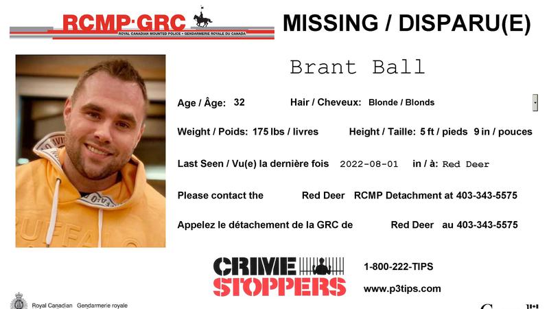MISSING: Brant Ball, 32, of Red Deer dlvr.it/SW6ryQ