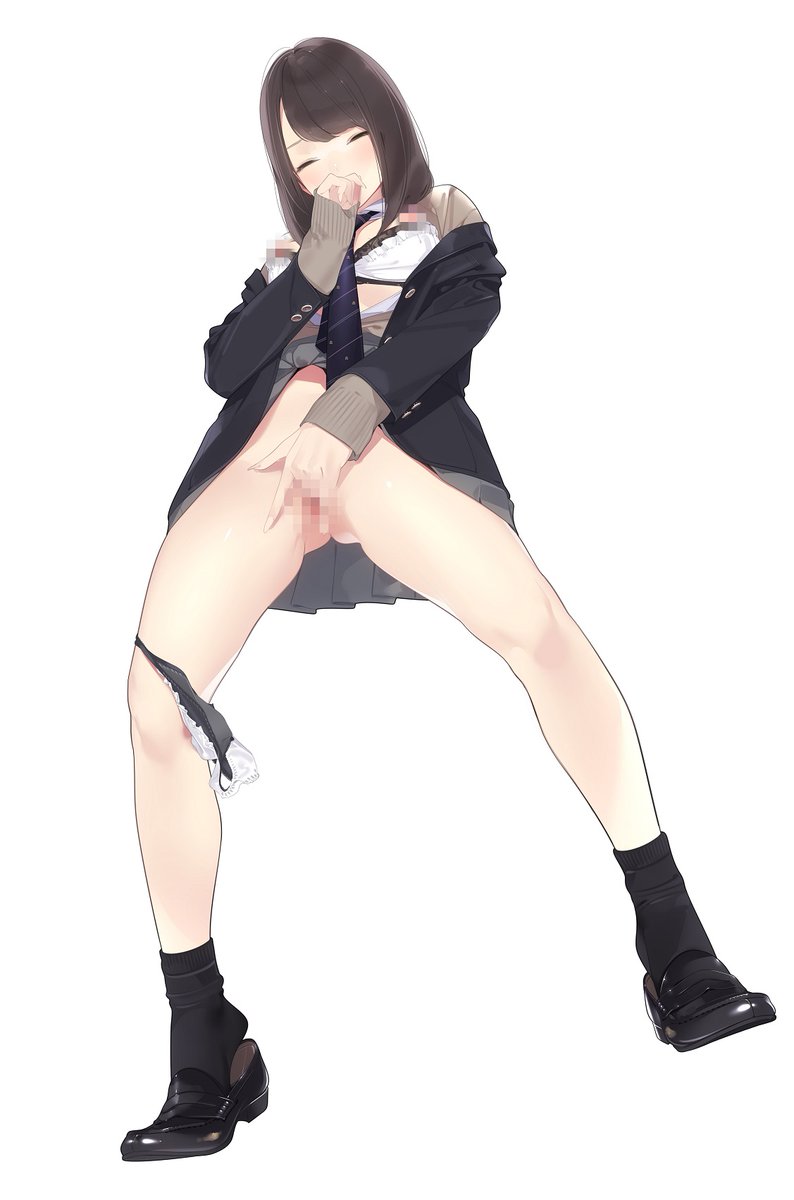 コレが「着衣乱れフィギュア」の超絶難しいところです。<RT
素体から何も考えずに積み上げたら着膨れデブになって体型が破綻します。下着、カッター、ニット、ブレザーの4枚重ねなので。その上衣服の素材や厚みがすべて違うのでシワの入り方や緩急の付け方を意識しないと素材感が出ない。 