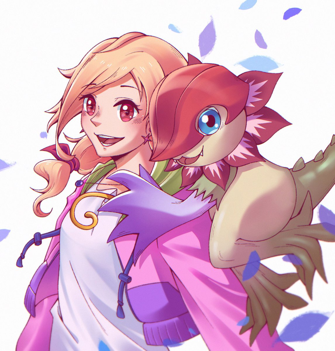 jo🌷 on X: saki and floramon 🌺 am loving survive so far! digimon デジモン  t.co6V1XayygGn  X