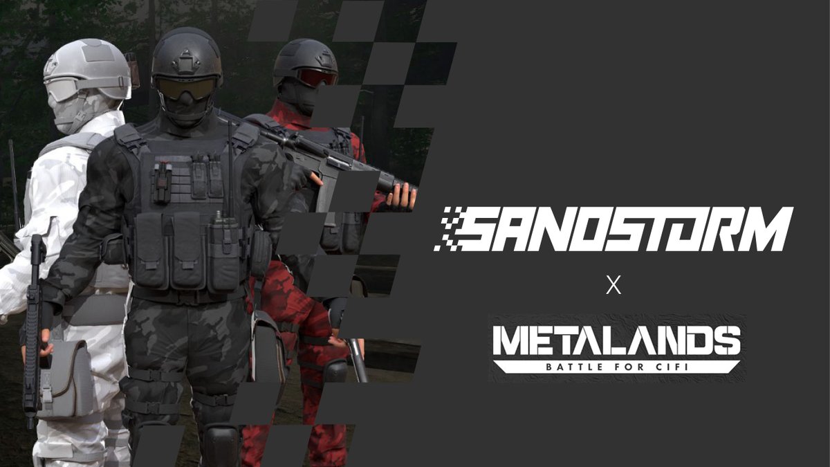 sandstormmeetup's tweet photo. 🚨LIVE NOW🚨

Speaking with @Metalandsgg about their upcoming FPS #NFTGames 

Catch the show here 👉 https://t.co/sV8RGcsoQi https://t.co/r5pDNjlPry