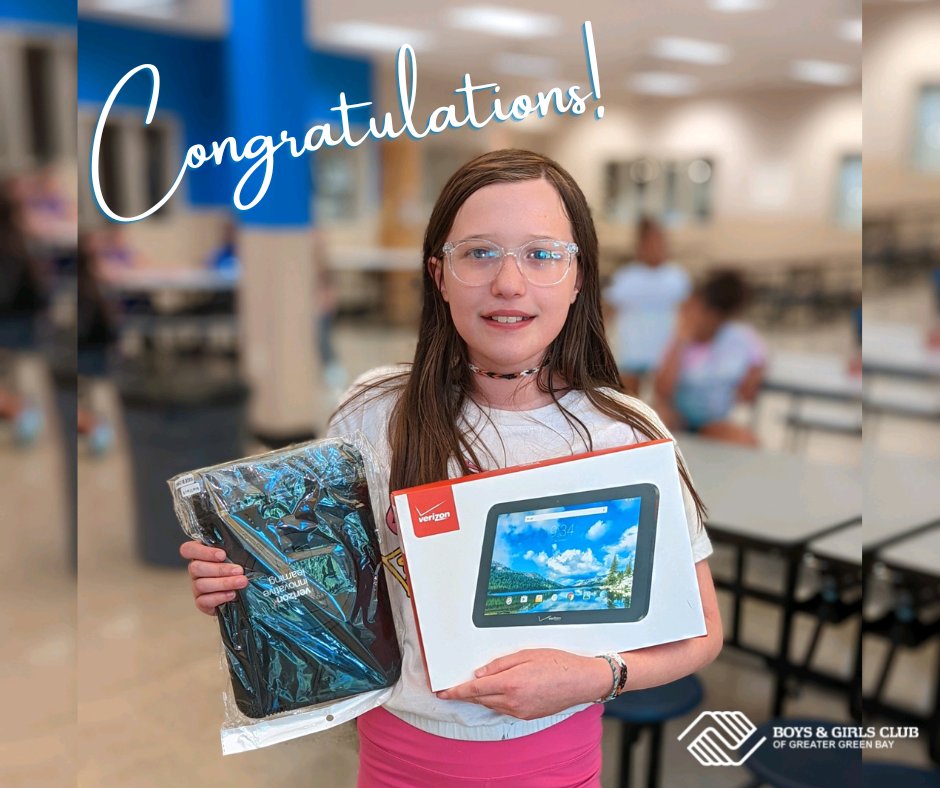 Please help us congratulate Kaylee for winning the <a href="/BGCA_Clubs/">Boys & Girls Clubs of America</a> Juneteenth Artistic Competition! She was selected as 1 of 10 winners who displayed what #Juneteenth means to them. 

Way to go Kaylee! 🎉 She won a <a href="/Verizon/">Verizon</a> tablet provided by The Galveston Historical Foundation.