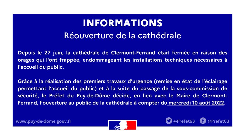 Préfète du Puy-de-Dôme tweet media