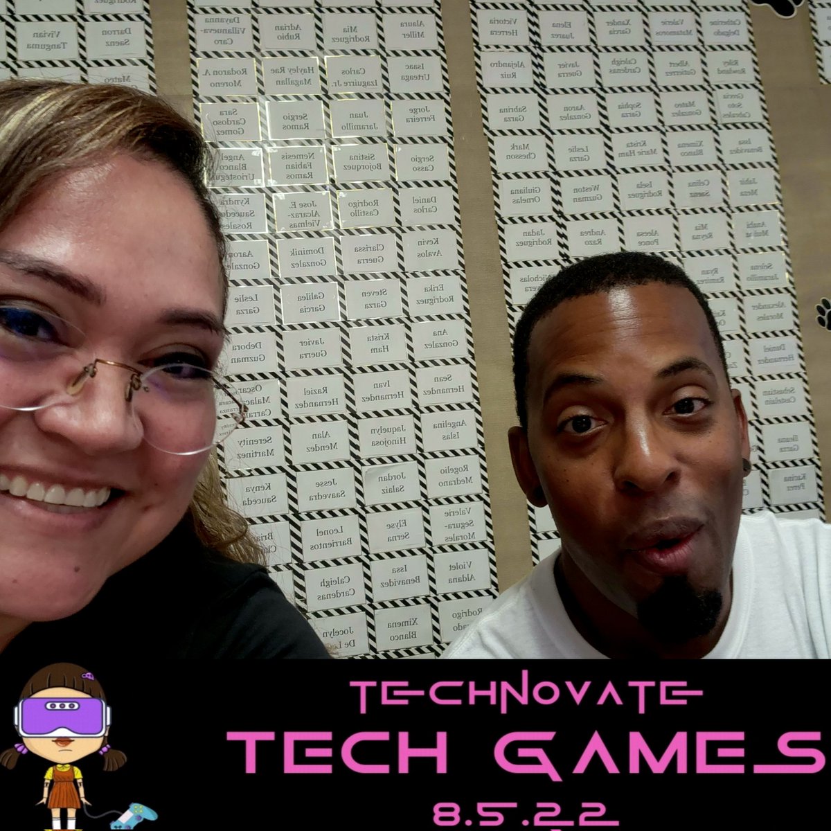 Tech Guru James Varlack

CHALLENGE 9
<a href="/MrsNCantu/">MrsNCantu</a> <a href="/CinthiaEOrtega/">Cinthia Ortega</a> <a href="/MrFEspitia/">Francisco Espitia</a> <a href="/MAgarcia7979/">Maritza A. Garcia, M. Ed.</a> 
#LesSquidzerables 
#TECHnovate22 
#misdtechgames