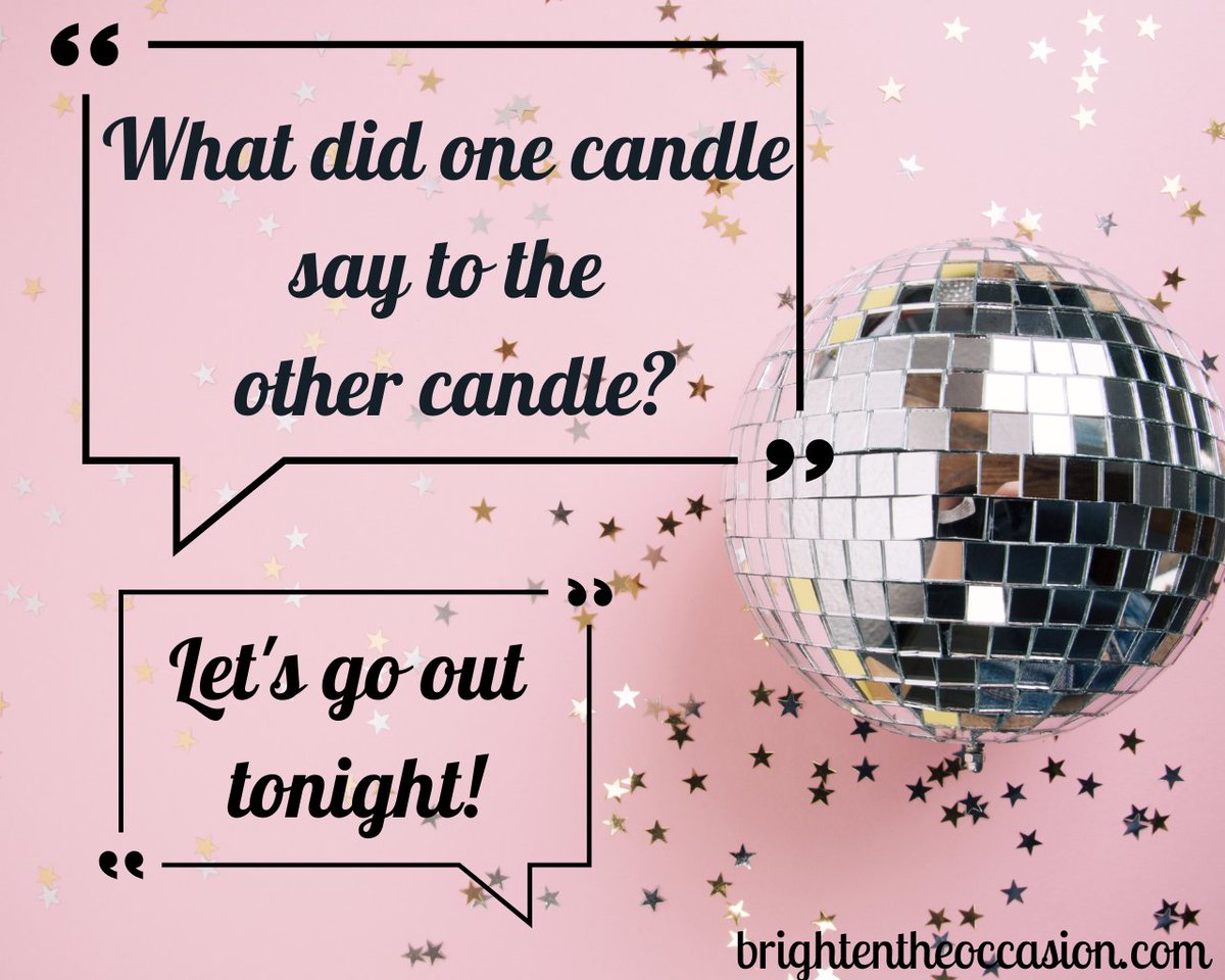 BrightnOccasion's tweet photo. Go out and get crazy this weekend but not so crazy you de-light! 😂

https://t.co/DEODcfRxP4 

#brightentheoccasion #candlelover #scent #candlejunkie #giftideas #shine #shineon https://t.co/SzXOCyIXkw