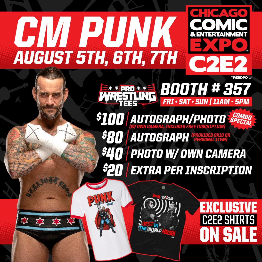 CM Punk 2022 w/ Entrance Graphics Pack & Theme