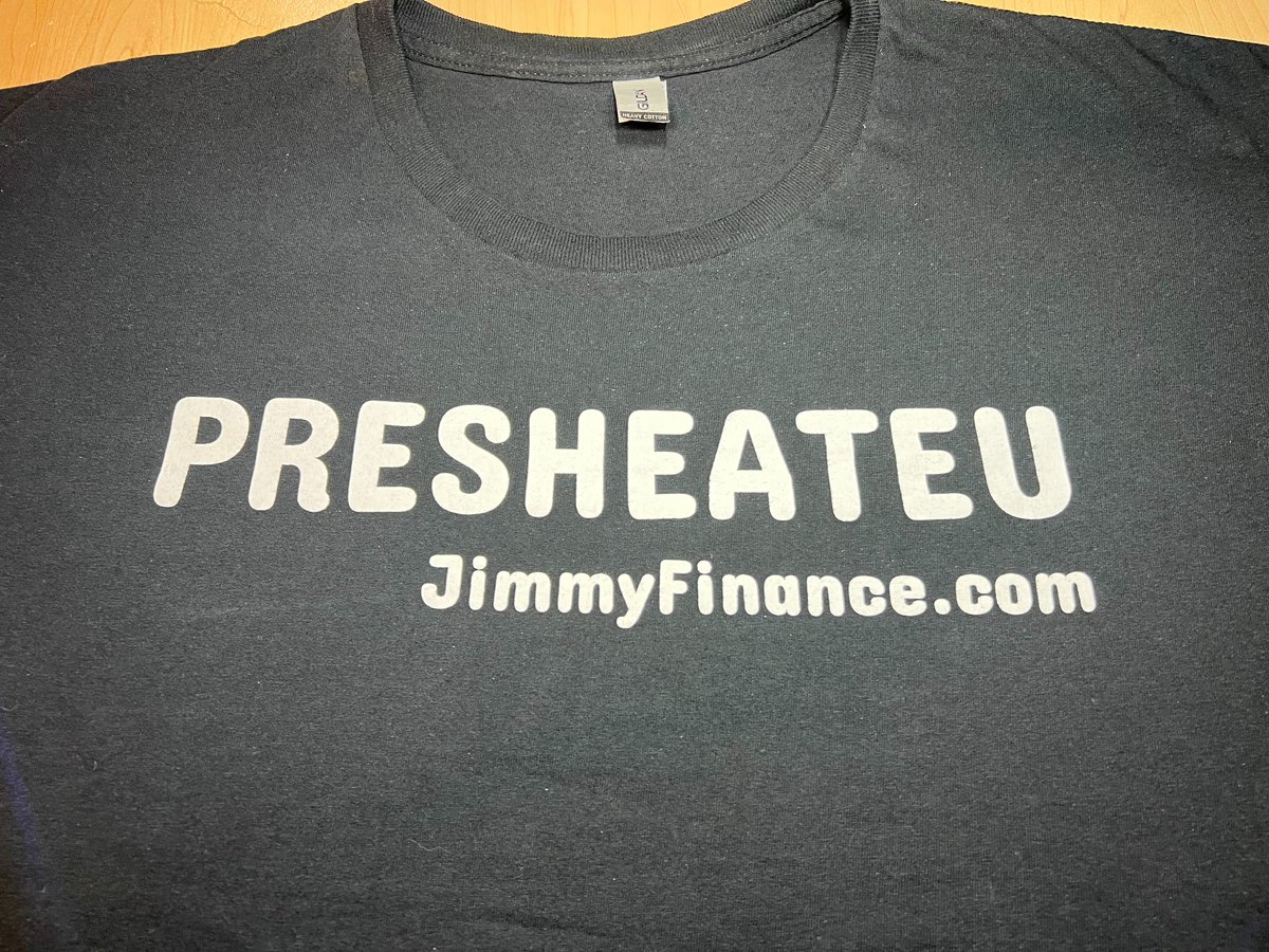 jimmyfinance's tweet photo. I appreciate you!  The JimmyFinance Merch is in. These t-shirts are another "Thank you" to clients and referral sources.  Why have a JimmyFinance concert T?  It's like that Number 1 old saying, "Mortgage Bankers want to be Rock Stars and Rock Stars want to be Mortgage Bankers". https://t.co/jFRy2yoQsa