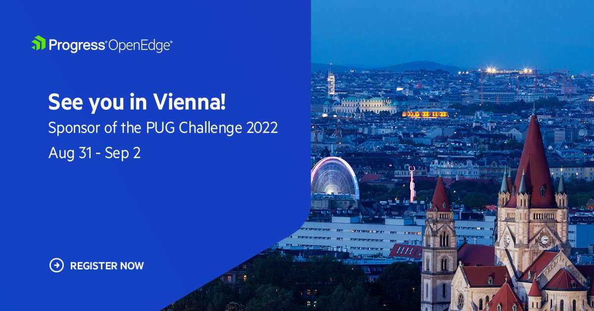 _OpenEdge_'s tweet photo. We are a proud sponsor of #PUGChallenge 2022! β
β
Join our workshop on August 31st and learn from Klaus Gudat and Stefan Bolte as they show you a strategy of implementing your application on a cloud platform. β
β
Register now! β
https://t.co/WFgNdcTlOZ
#Progress #OpenEdge https://t.co/DdPXBuyvJu