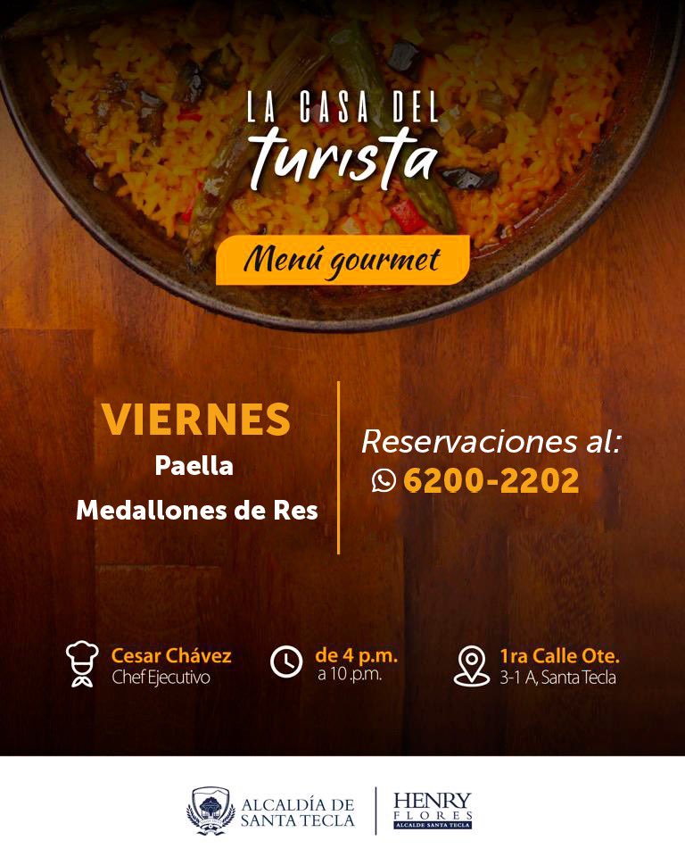 HenryFloresST's tweet image. Un nuevo lugar para cenar con toda tu familia en el Paseo El Carmen.🤩

¡Los esperamos hoy!

📍 La Casa del Turista, cuadra de las banderas, Santa Tecla.