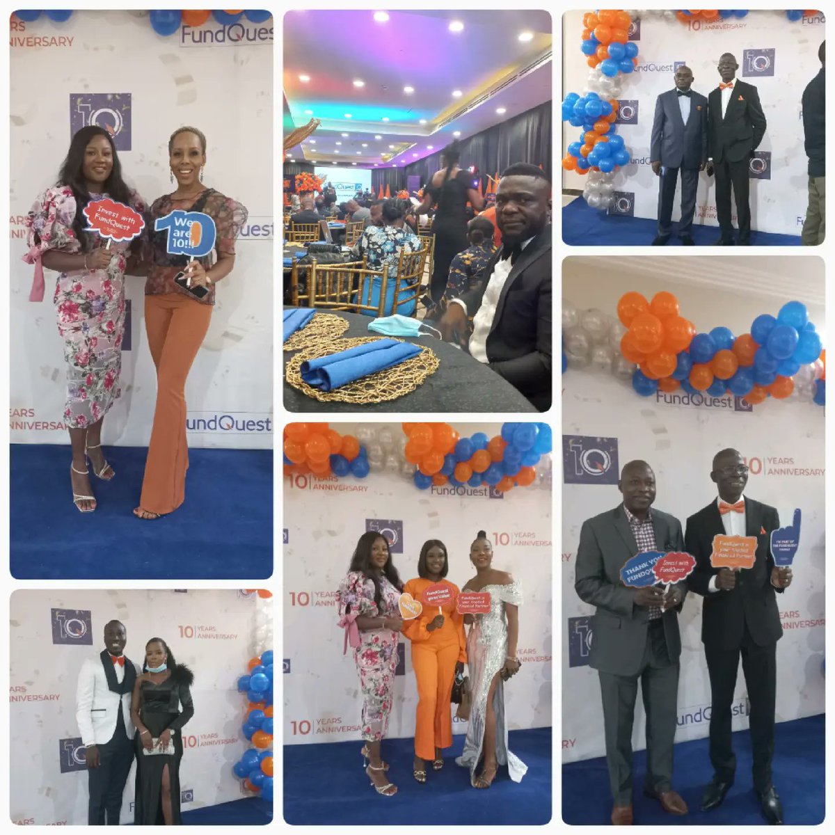 It's all fun as we celebrate our Grand Finale of our 10th Year Anniversary with  "A day with FundQuest". 💃🏻🕺🏼

We have beautiful faces, so much to dine with and good music.

If you are at the event, do well to tag or mention <a href="/fundquestngr/">FundQuest Nigeria</a> in you lovely pictures.

#FundQuestAt10