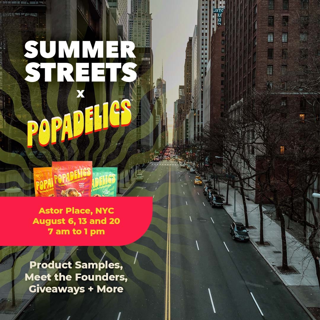 popadelics's tweet photo. Join us every Saturday for the next 3 weeks for @NYC_DOT's @SummerStreets! Come find the Popadelics tent at Astor Place to snag snack samples, meet the founders, and more!
#SummerStreets #NYCSummerStreets https://t.co/lPfmvR3jm1