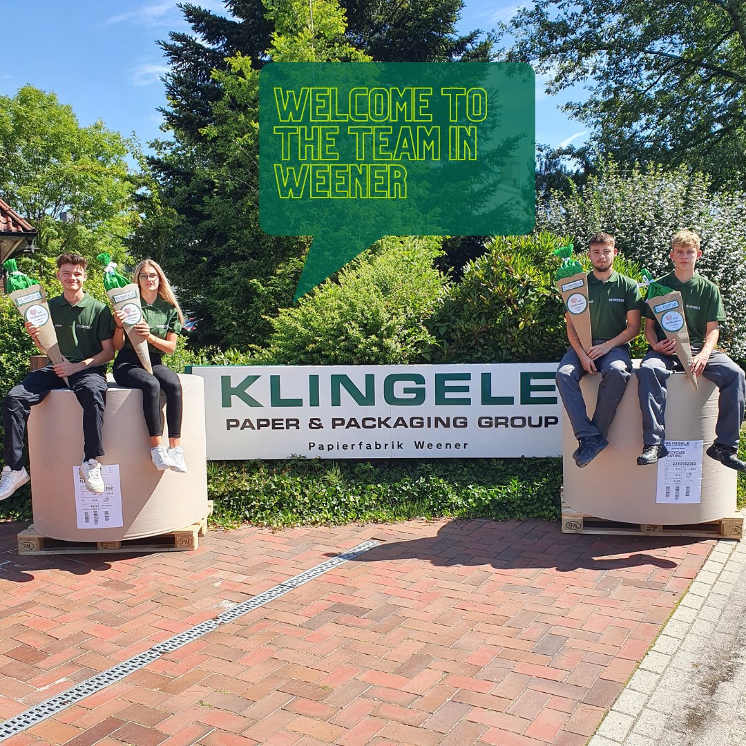 JanKlingele's tweet photo. Welcome to #TeamKlingele: This week, the new #trainees at our sites in #Werne and #Delmenhorst and #Weener started their #careers. Good luck and above all, enjoy! https://t.co/0a4SuBN3EU