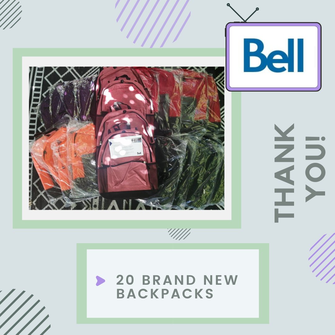 Thank you to our partner Bell who is providing us with 20 BRAND NEW backpacks for our Back-To-School Supplies Drive. This will be a huge contribution towards supporting local, low-income students!!! 

Much Love ❤️ The Toronto Cares Team  

#bell
#bellmedia
#supportingnonprofits