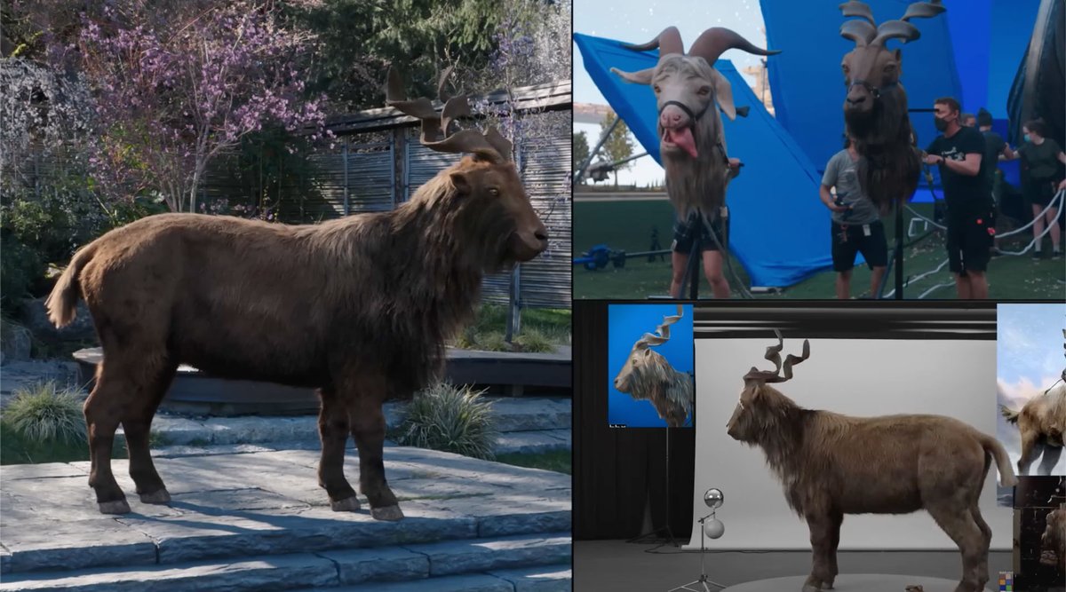 ArtofVFX's tweet photo. Interested to know more about the crazy goats of #Thor #LoveAndThunder? Then be sure to watch this making of by #MarvelStudios and featuring #VFX Supervisor #JakeMorrison! https://t.co/LtzbN15jP2 https://t.co/VdeiP7TzX1