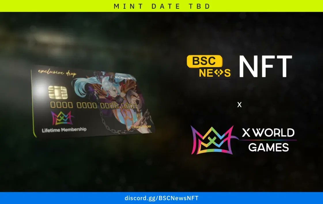 xwg_games's tweet photo. 🎉 @xwg_games x @BSCNewsNFT 🎉

X World Games will be giving away 100 NFTs to the BSC News NFT Holders, so get your #Whitelist spot today! For more information visit: https://t.co/TjnGXAaS7T

🌟15 WL spots to Giveaway🌟

Enter ➡️ https://t.co/RLzoTCgc4F https://t.co/VAXvbguR3D
