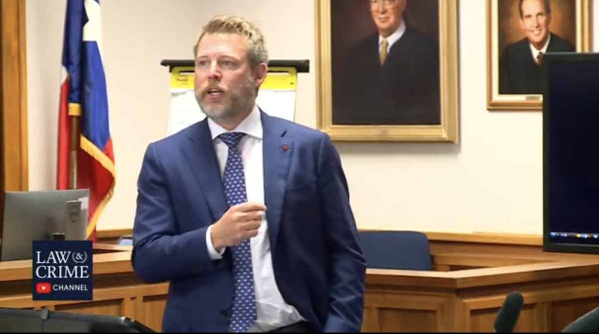 KlasfeldReports's tweet photo. "Stop Alex Jones. Stop the monetization of misinformation and lies, please."

— Sandy Hook family's lawyer Wesley Ball during closing arguments during the punitive damages phase, @LawCrimeNews https://t.co/AyLYul9M9G