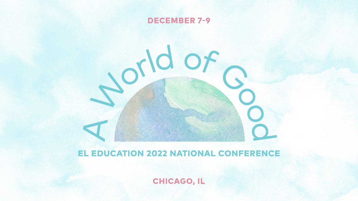 Mark your calendars! Registration for EL Education’s 2022 National Conference: A World of Good opens August 29. Get ready to learn, grow, &amp; engage in rich discussions with like-minded educational leaders in Chicago Dec. 7-9. Tag your #ELNC22 Crew below! ⬇️ eleducation.org/calendar/el-ed…