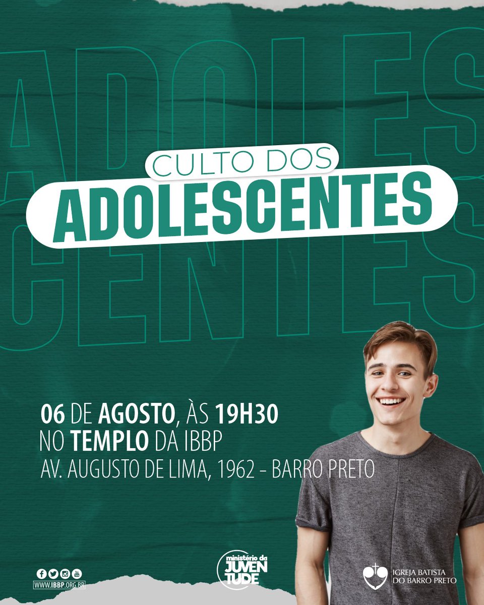 ibdobarropreto's tweet photo. Nossos cultos estão voltando, galera!

Já coloca aquele lembrete no celular e se prepara pra participar com a gente! https://t.co/GVeQAnZdiD