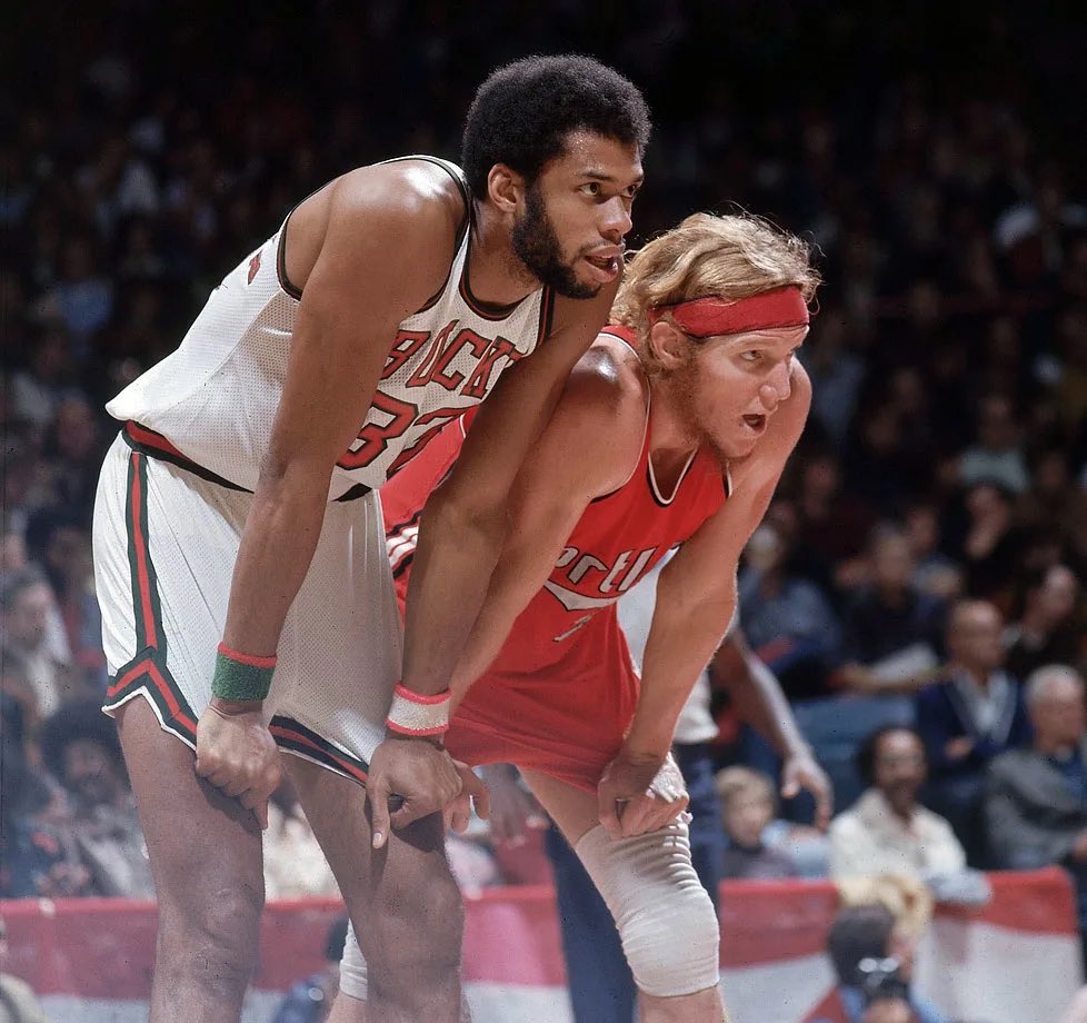 Kareem and Bill Walton. 1974