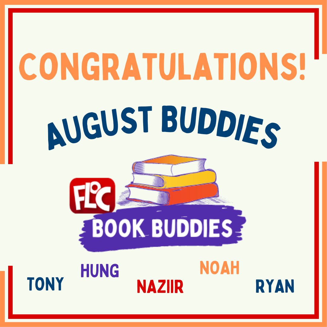 FLOC_DC's tweet photo. It's August and it's time to announce our book buddies. 📚 Congratulations to our buddies Tony, Hung, Naziir, Noah, and Ryan! They will all be receiving FLOC swag and a copy of Mo Willems' "The Pigeon Needs a Bath!"

#flocdc #bookbuddies #literacymatters #readbabyread https://t.co/w4n9PxMQFF