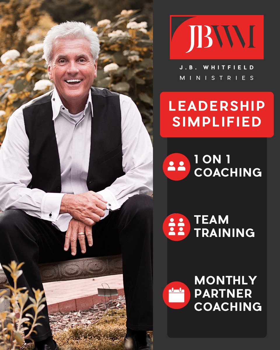 PstrJBWhitfield's tweet photo. Get weekly insights into leadership, upcoming events, and more! Become a partner with JB Whitfield Ministries today! #learship #leadershipdevelopment #leadershipcoach #ministry #smallbusiness #ownership #leader #team https://t.co/DPFu1BTuJ9