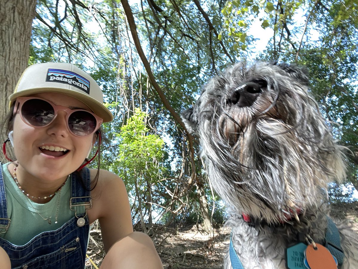 awesome little hike through the trails at Cibilo Center for Conservation. stinker loves splashing through creeks during summer adventures, and this spot never disappoints! found a cute spot to pitch our hammock for some quick fishing and a picnic, making sure to #leavenotrace