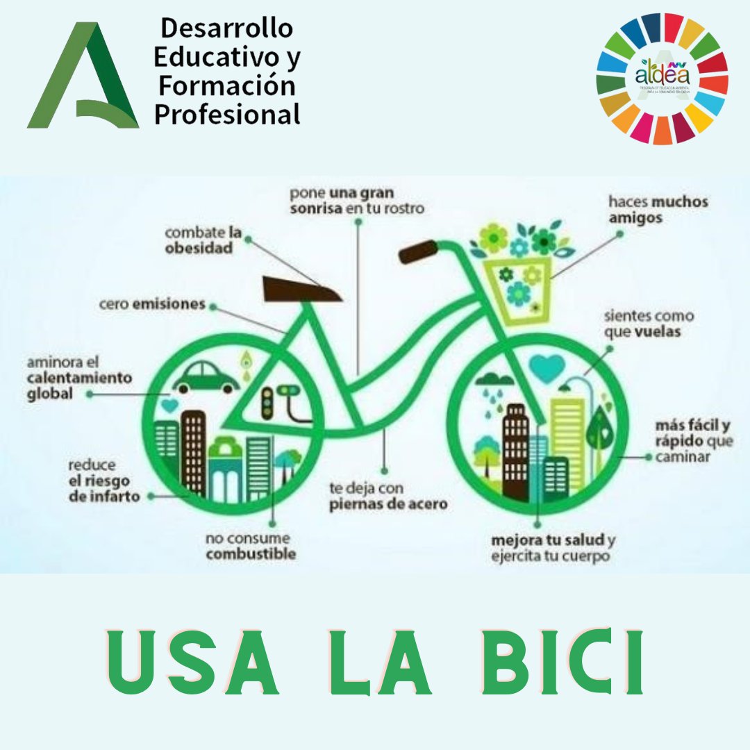 Por qué usar la bicicleta 🚲 en tu ciudad❓

1️⃣ Reduce la contaminación
2️⃣ Ahorras tiempo en desplazamientos cortos
3️⃣ Mejora tu salud física y mental
4️⃣ Cuida el Medio Ambiente