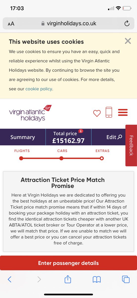 Lissscott1980's tweet photo. @VirginAtlantic how does this even work out? How do you come up with these prices? How do you sleep at night? Kept our 2020 holiday as a voucher to help your company and never been able to rebook!!4x flights 1 car 😱 https://t.co/g9OsGHT4B8