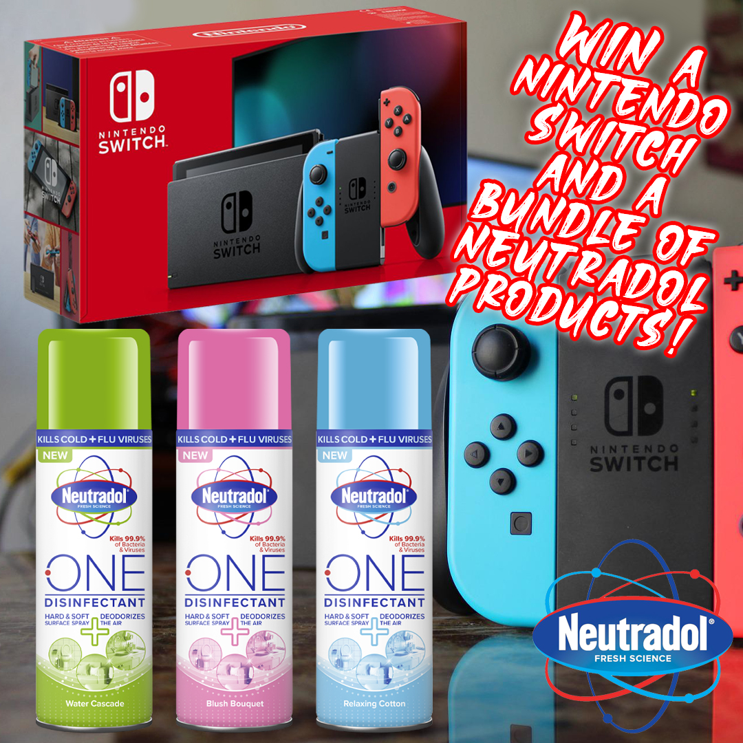 Win a Nintendo Switch plus a bundle of Neutradol ONE!

TO ENTER:
FOLLOW US &amp; @neutradolfresh
LIKE AND SHARE THIS POST
CLICK HERE: comps.celebsnow.co.uk/competition/Ne…
#giveaway #neutradol  #competition