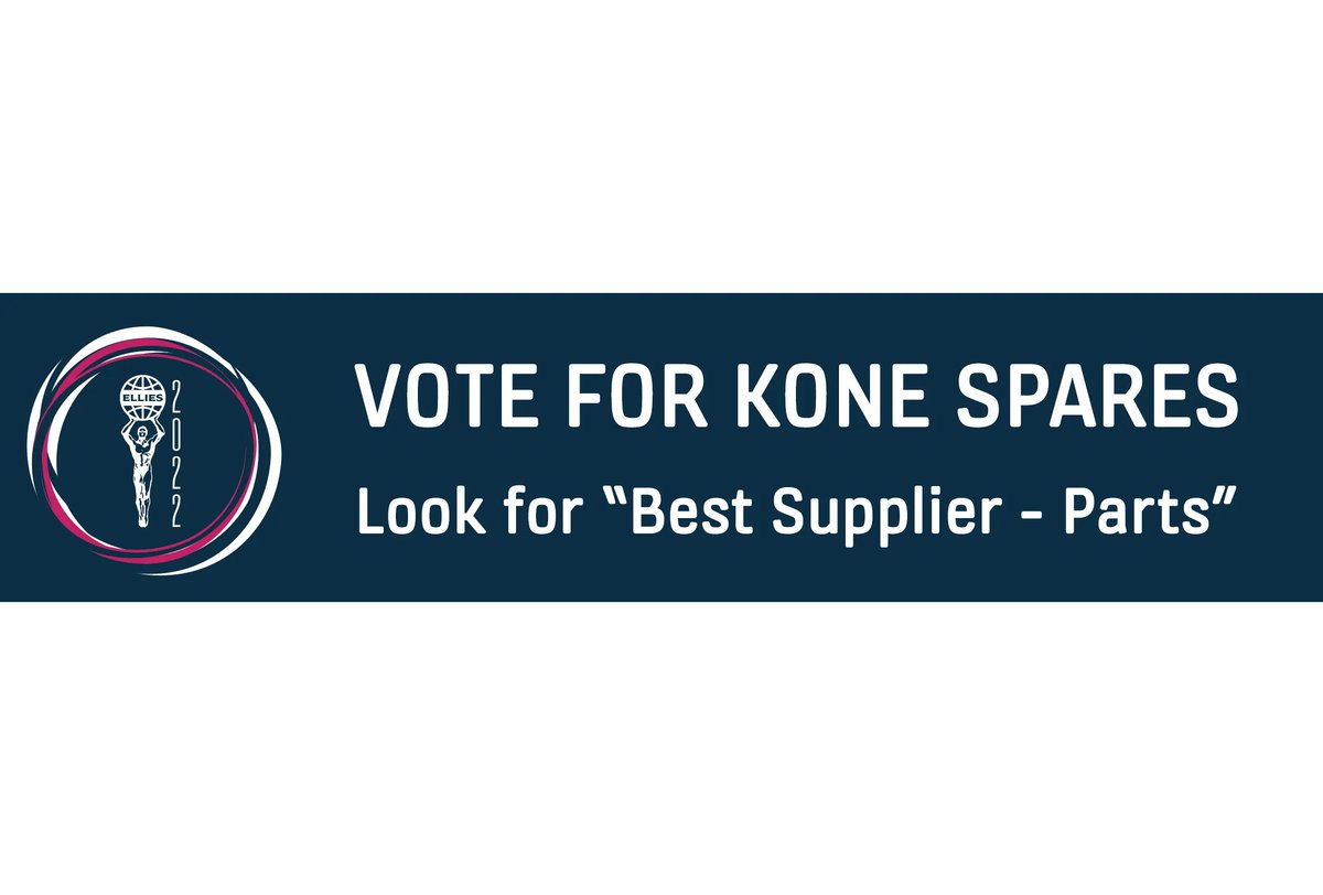 KoneSpares's tweet photo. Did you vote for us for "Best Supplier - Parts?" Did you know you can vote once a day? If we're going to win, we need every vote -- every day! Thank you!! 

https://t.co/wOM6UuevPU https://t.co/rhYBBFKebT