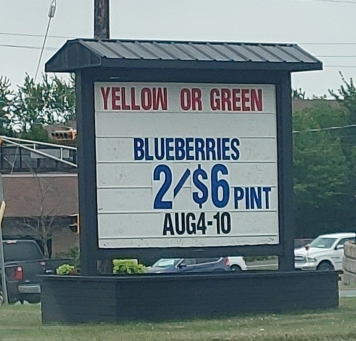 Hun? I want my blueberries to be blue, thanks.