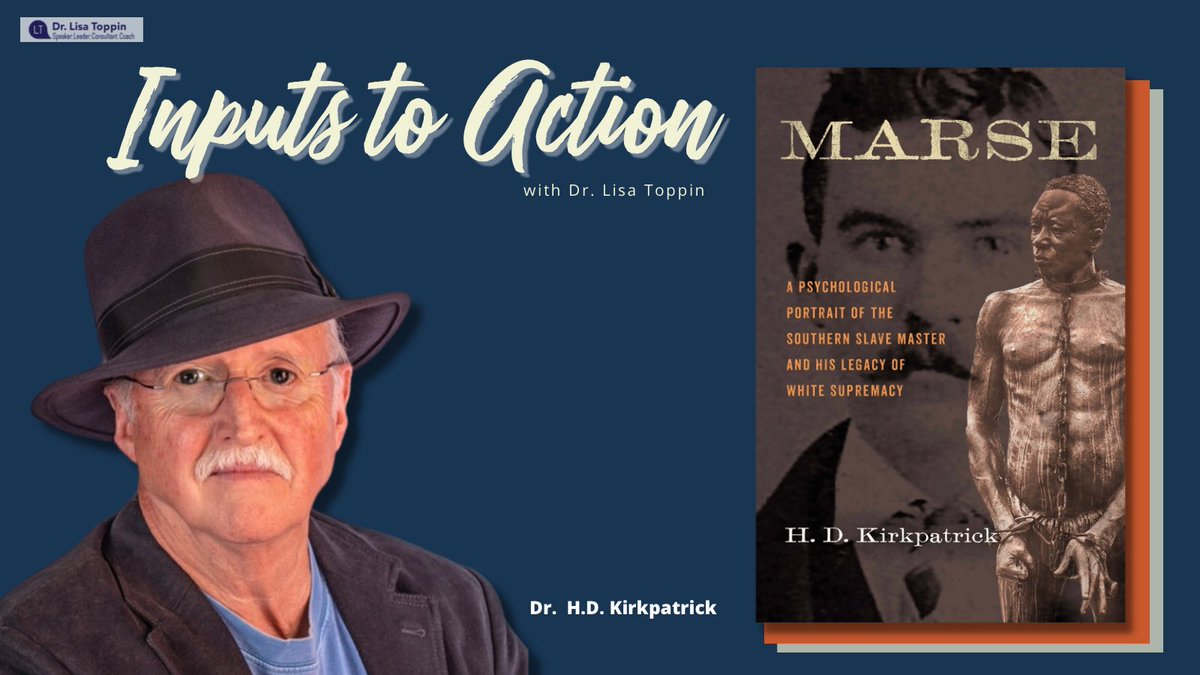 After learning that his ancestors own his friend’s ancestors, H.D. Kirkpatrick, started a journey to understand the mind of a person that could own another human being, as told in his book, MARSE. Check out our deep chat here:   youtu.be/ZoiAwfG3aUE #MARSE #BookTwitter