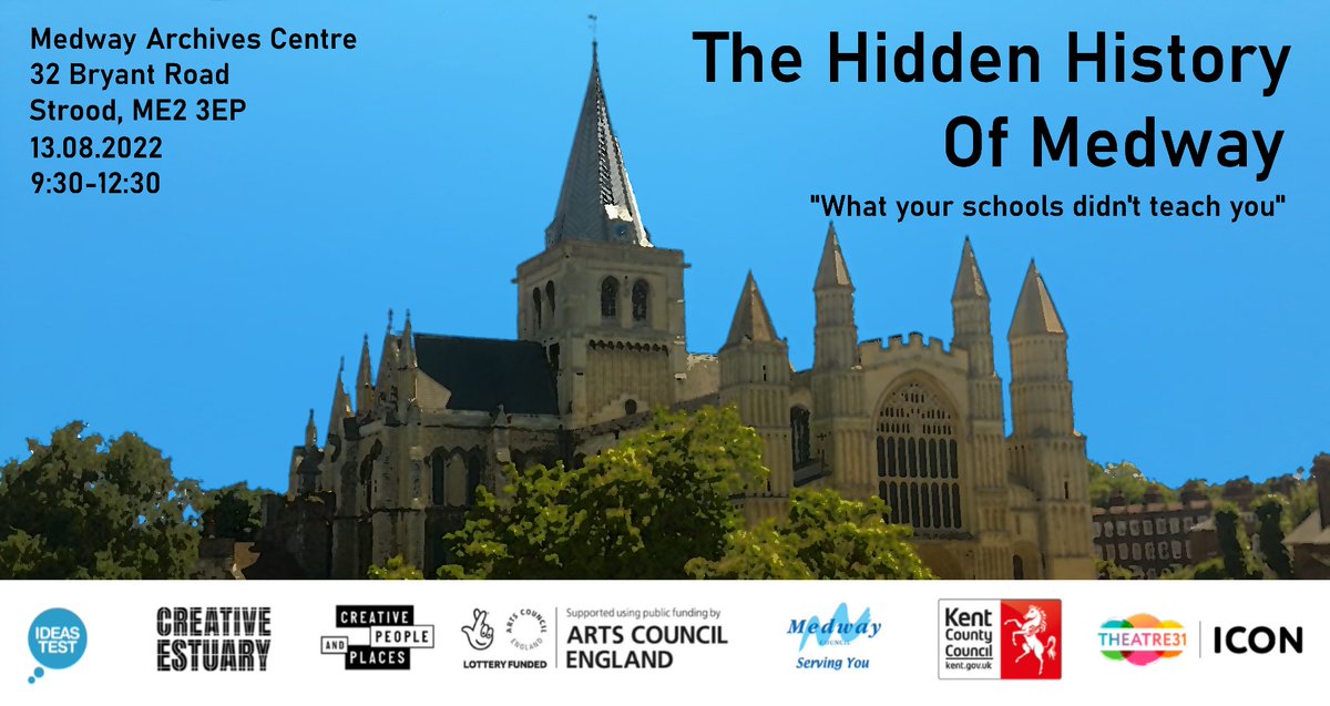 IdeasTest's tweet photo. What's On? There's LOTS ON for us this August as our #MakeWavesMedway cohort deliver their passion projects this month.
Whether you're passionate about spoken word poetry, local history, or discovering more about your own creative mindset...(1) https://t.co/wJpGzeRldd