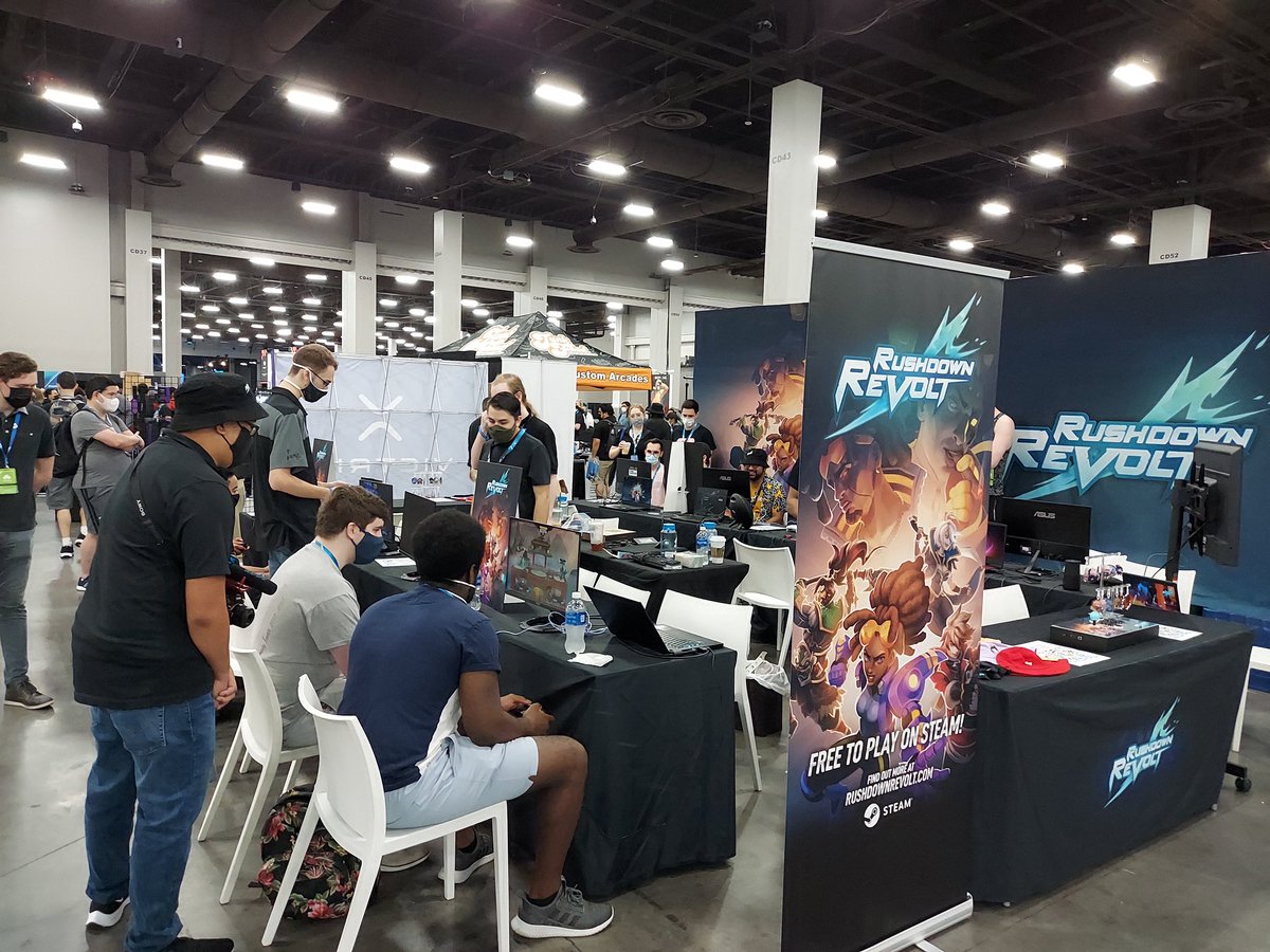 Here we goooo! ⚡️

Those of you at #Evo2022, come see us! You’ll get exclusive access to an unreleased character, some electric RR merch, and a chance to win some insane custom pieces!