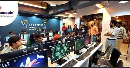 DelhiHitech's tweet photo. Here are some of the glimpses from the placement drive. Zealous Animation Studio and Cloud House organised a placement drive at Moople Institute campus for our students for the job role of Lighting Artist. They conducted a test and a viva round for all the students. https://t.co/veKwWEtAku