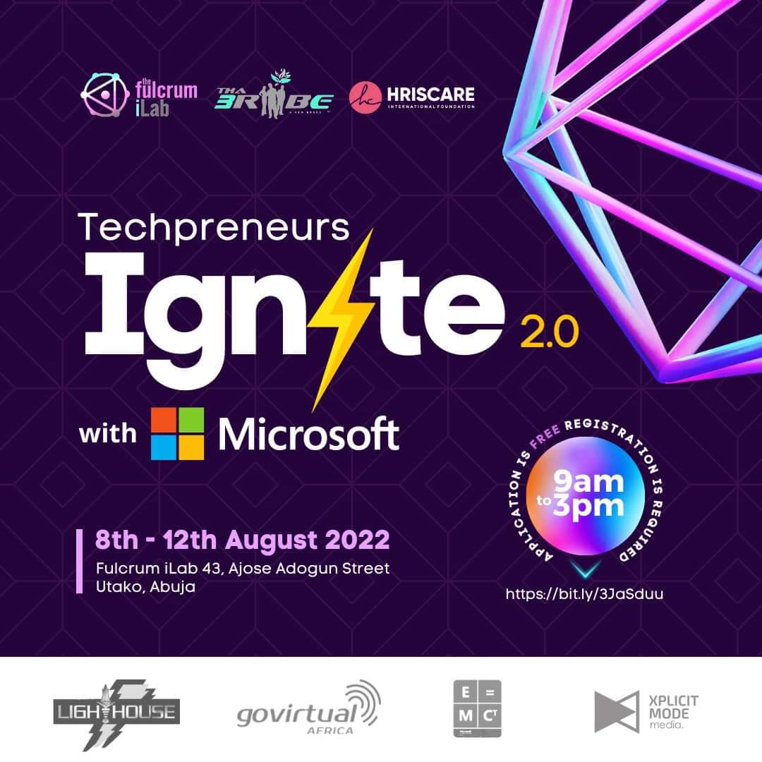 HrisCareFDN's tweet image. The Fulcrum iLab in partnership with Microsoft and Hriscare International Foundation invites you to its&apos; 4days intensive Bootcamp.

#technoprenure2.0 #powerplateform
#microsoftcommunity
#microsoft
#hriscarefoundation
#bootcamp
Please Register below👇🏼👇🏼👇🏼👇🏼
forms.office.com/r/ij9GTsYicg