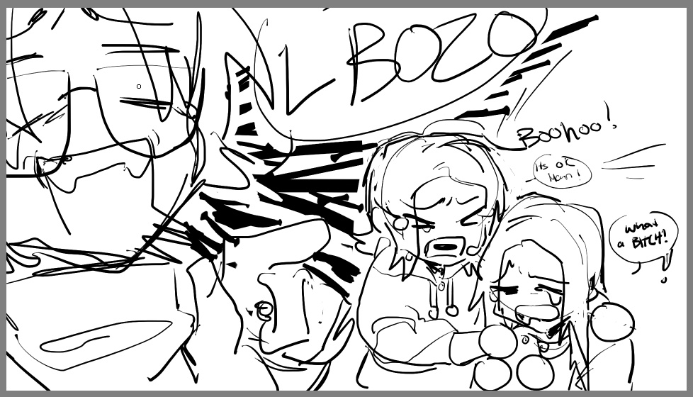 Zebreh_'s tweet photo. 12am drawing requests from friends, my prompt was crying lol

they chose jjk characters ( + us ) for me to draw https://t.co/O5iqfwqi6Z