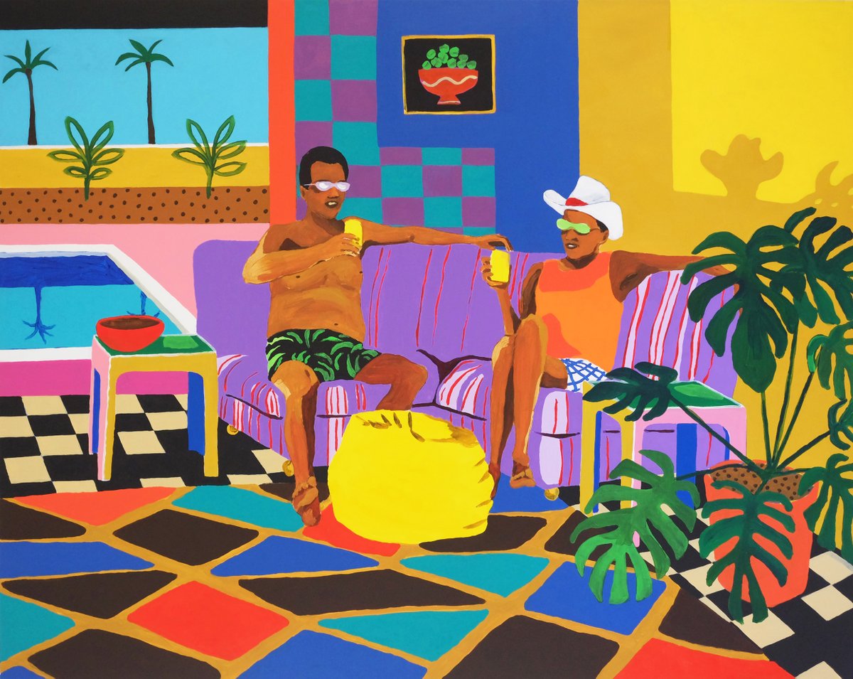 fearsandkahn's tweet photo. 'Fixing The World One Problem At A Time' https://t.co/B4FYv8hpgA New #Painting by #AlanFears 102cm x 127cm

#Modernart #Britishart #Art #Interiors #portrait #friends #fashion #PopArt #Design #contemporaryart #fixingproblems https://t.co/BXEUz5NDSj