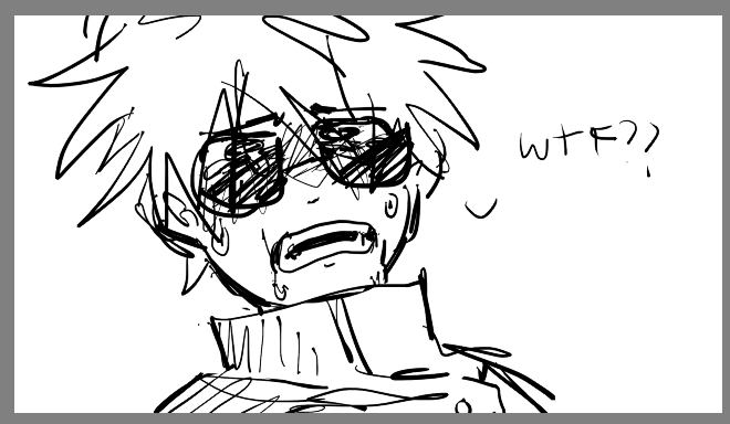 Zebreh_'s tweet photo. turned megumi into gojo bc they're the same person if i dont colour in the hair

also very sorry for the bad quality bc i only screenshotted what i drew instead of saving them properly lmao https://t.co/8qpBkrHATZ