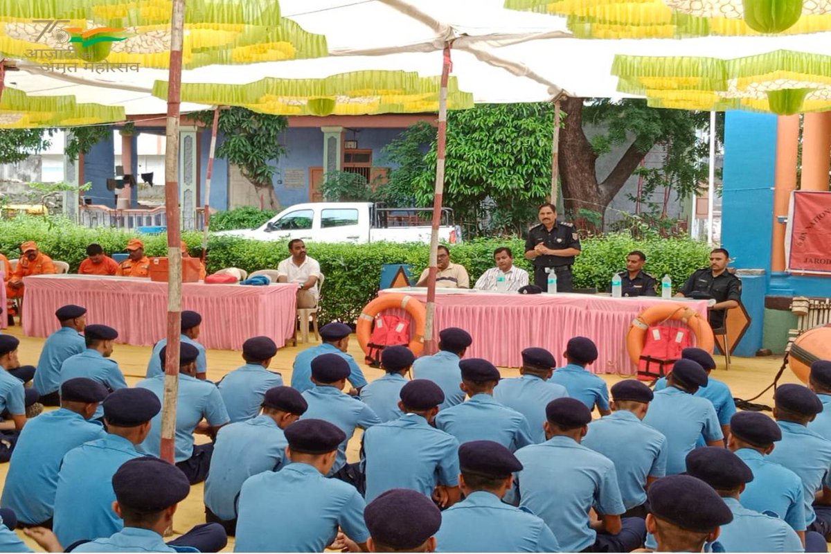 06NDRF's tweet image. #05/08/2022 
#Team6NDRF
#CommunityAwarenessProgramme
💎Conducted at National Fire Academy,  Dist.-Jamnagar
 #Gujarat
🇮🇳आपदा सेवा सदैव सर्वत्र🇮🇳
@NDRFHQ
@CollectorJamngr
@PIBAhmedabad
@ANI
@PTI_News
#NDRF4U