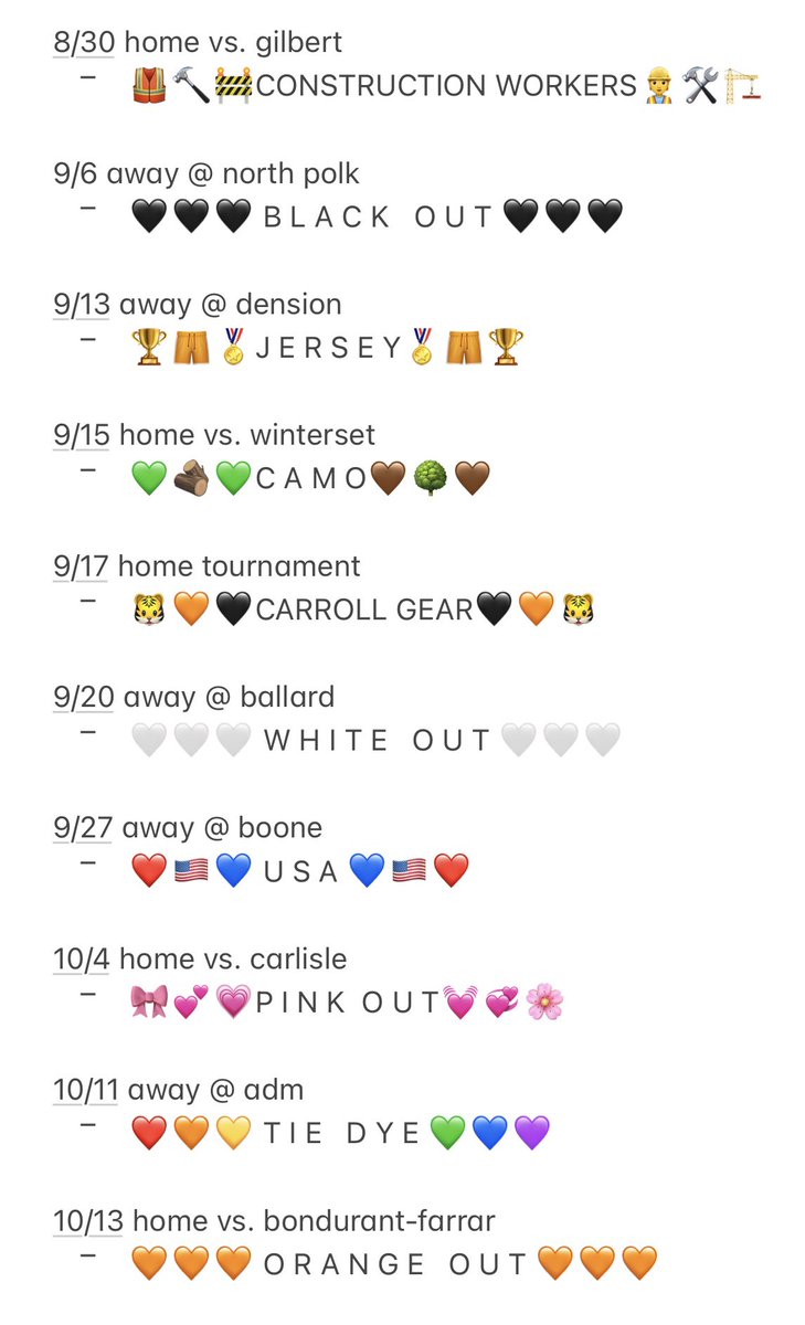 tiger_students's tweet photo. 🏐‼️2022 VOLLEYBALL THEMES‼️🏐 https://t.co/2jidPHTz9B