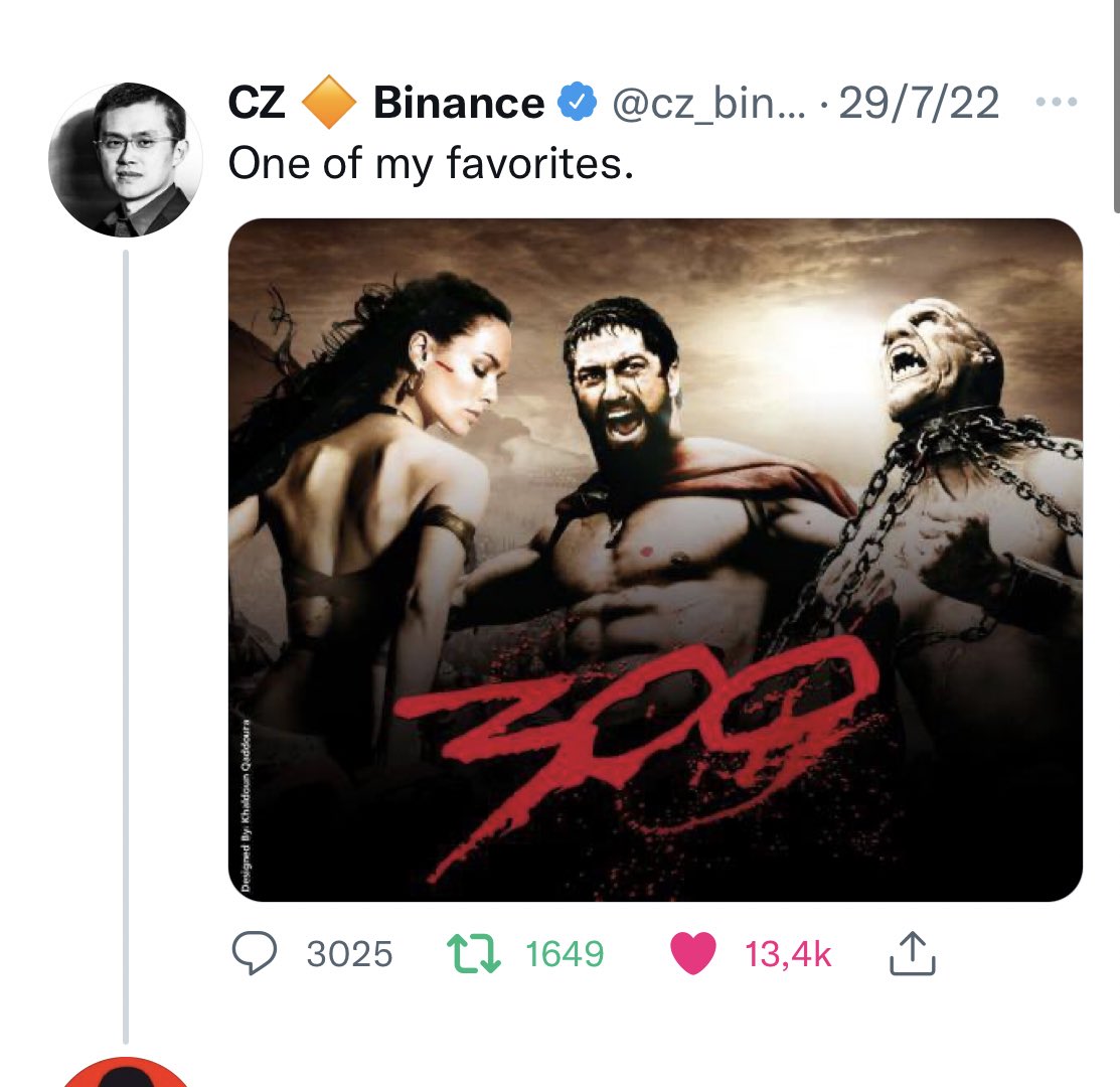 GomezCedron's tweet photo. @cz_binance Why is your favorite? https://t.co/0sR9Ux5PHQ