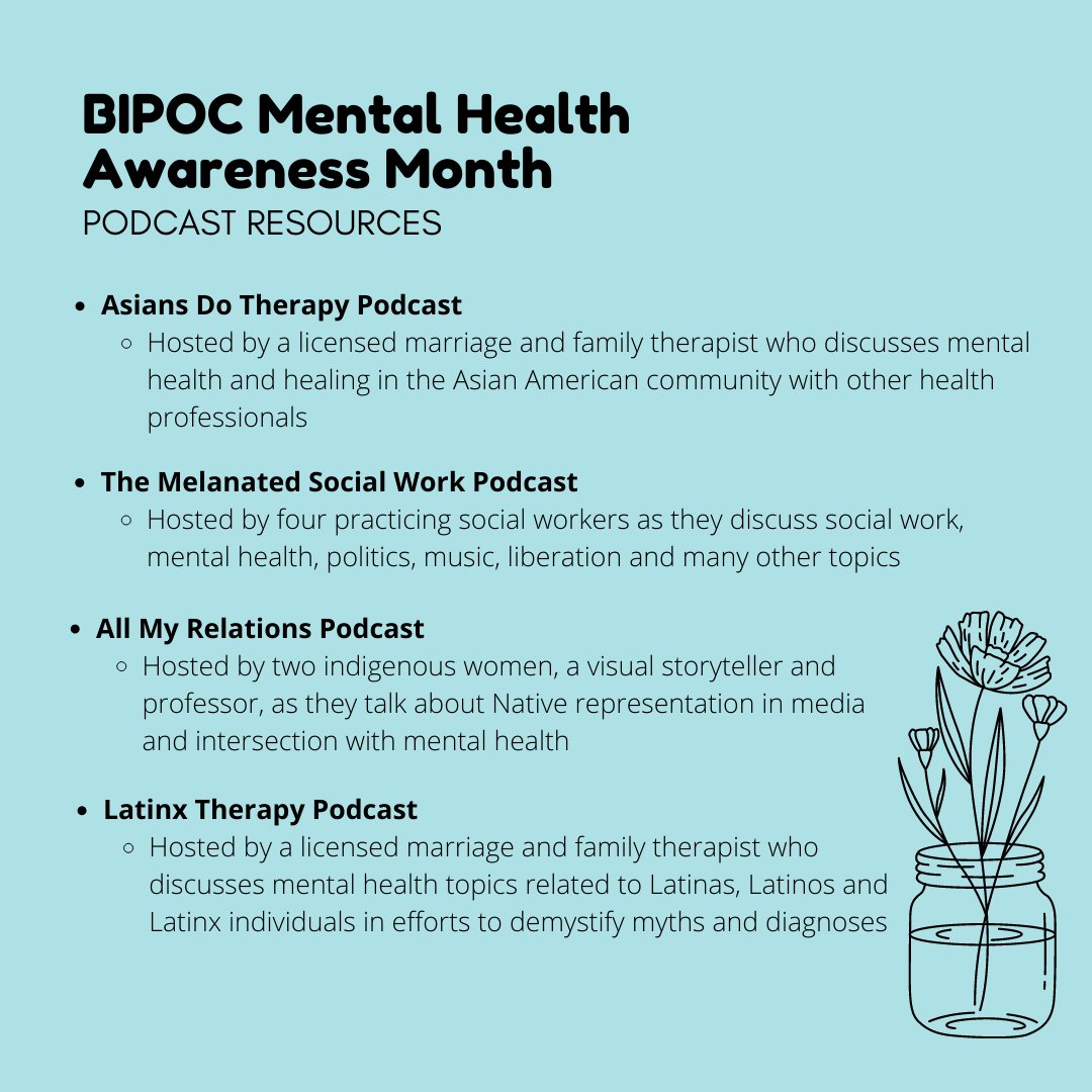 CityYear's tweet photo. As BIPOC Mental Health Awareness month (July) wraps, we remember that mental health awareness doesn't end with it. We must commit to providing resources and awareness to the underlying struggles BIPOC communities face surrounding access to mental health. #MentalHealthAM https://t.co/X0ibjj7jog