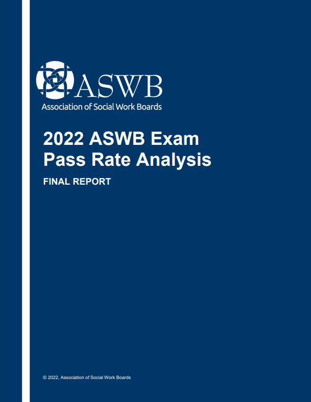 Today, @ASWB is sharing an in-depth analysis of pass rate data for our social work licensing exams as part of our commitment to conversations about DEI. Learn more and read the full report here: aswb.org/exam/contribut…