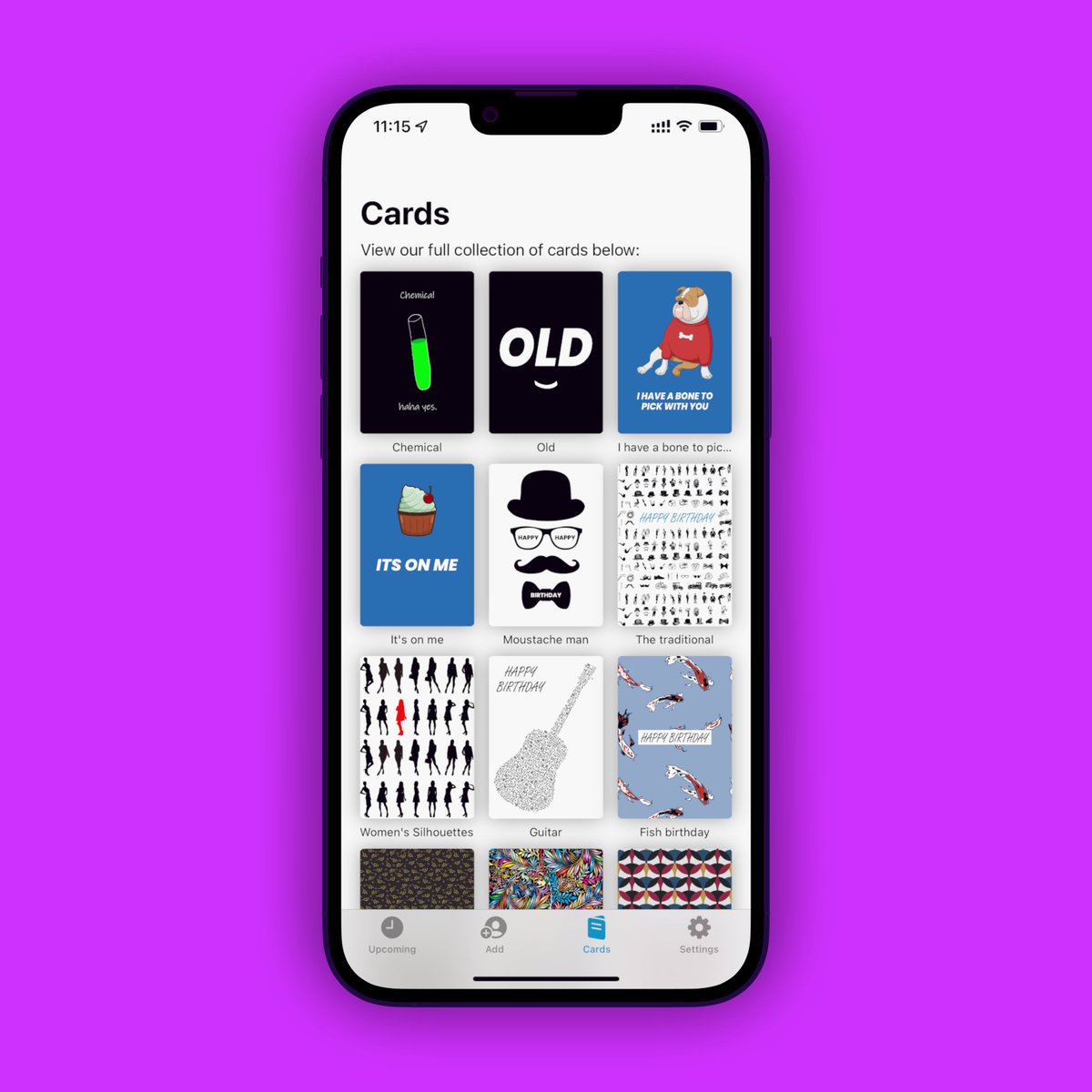 DACCAAltd's tweet photo. Who else is looking forward to the new Birthday Reminders by DACCAA update? 😁 We have so many new features and the "cards" tab is just one of them. 🙏

More information coming! 👍

Download existing version: https://t.co/MP225p8XzC 🫵

#ios #app #daccaa #birthdays #reminders https://t.co/KcI3QT0ixB